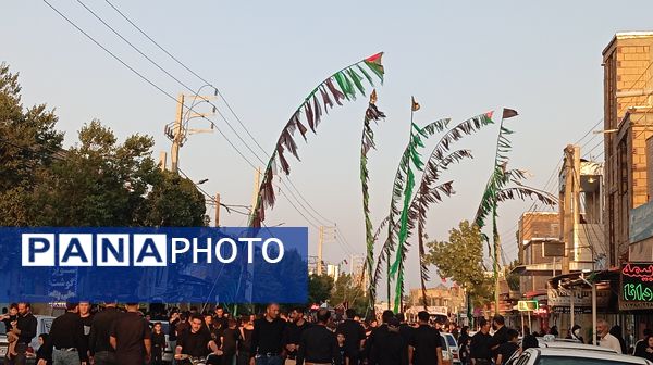 از کوچه تا خیابان، شهر بن غرق در عزای حسین بن علی(ع)