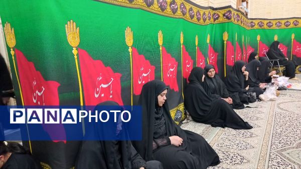 عزاداری ماه محرم در مسجد پیامبر اعظم شهرستان جم
