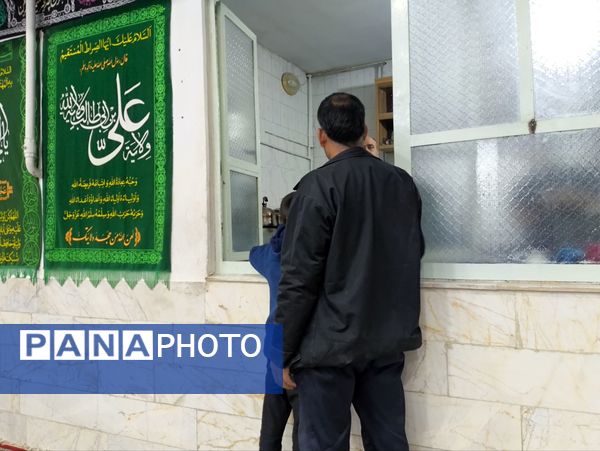 مراسم عزاداری ایام  فاطمیه در موکب مردمی شاهزاده علی اصغر فدافن 