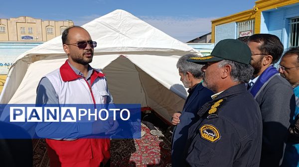 دانش آموزان بجستانی آماده برای بحران