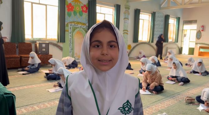 برگزاری مسابقه پرهیجان کتابخوانی در دبستان دخترانه میرشمسی