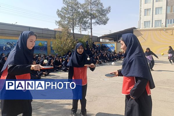 افتتاحیه المپیاد ورزشی درون مدرسه ای در دبیرستان مهر نیشابور