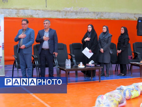 آیین اعزام کاروان تجهیزات ورزشی ـ بهداشتی مهر با نشاط شهرستان بجنورد