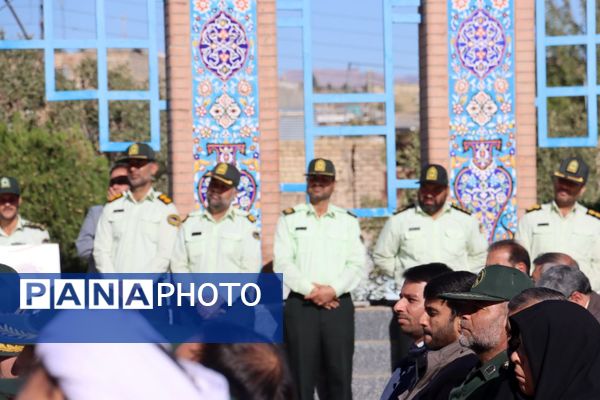 آئین عطرافشانی مزار شهدا، همزمان با هفته نیروی انتظامی