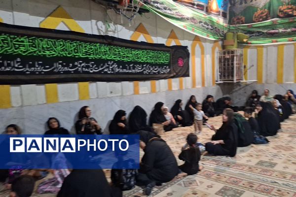 عزاداری سالار شهیدان شب سوم محرم در دبیرستان شهید دستغیب ناحیه۳ شیراز 