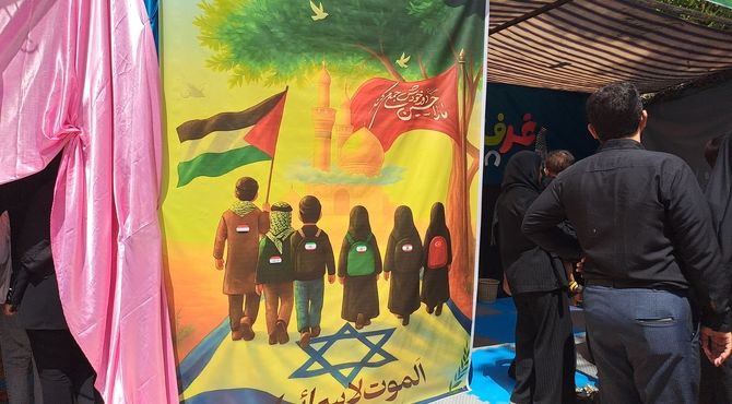 مواکب فرهنگی و پذیرایی در روز اربعین در امامزاده محروق و ابراهیم نیشابور 