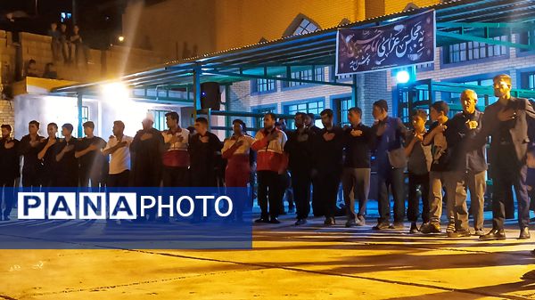  مراسم باشکوه عزاداری شب هفتم محرم در شهرستان مارگون