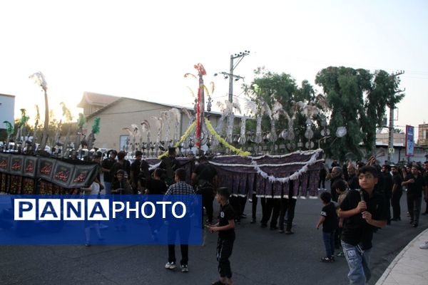 مراسم زنجیر زنی در شهرستان بم 