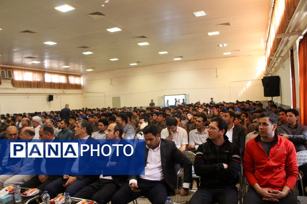 افتتاح سالن ورزشی شهید سلیمانی هنرستان انقلاب اسلامی یزد