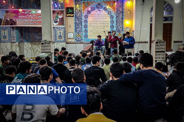 افتتاحیه اعتکاف دانش‌آموزی مسجد قمربنی هاشم باقرشهر 