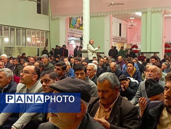 مراسم ولادت حضرت قائم (عج) در هیات مهدیه کاشمر