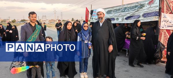 برپایی موکب نهادهای اداره آموزش و پرورش در شیروان