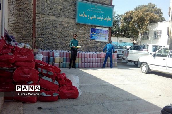 کاروان توزیع اقلام ورزشی