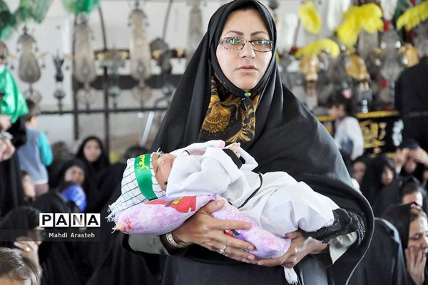 همایش شیرخوارگان حسینی درشهرستان خوسف
