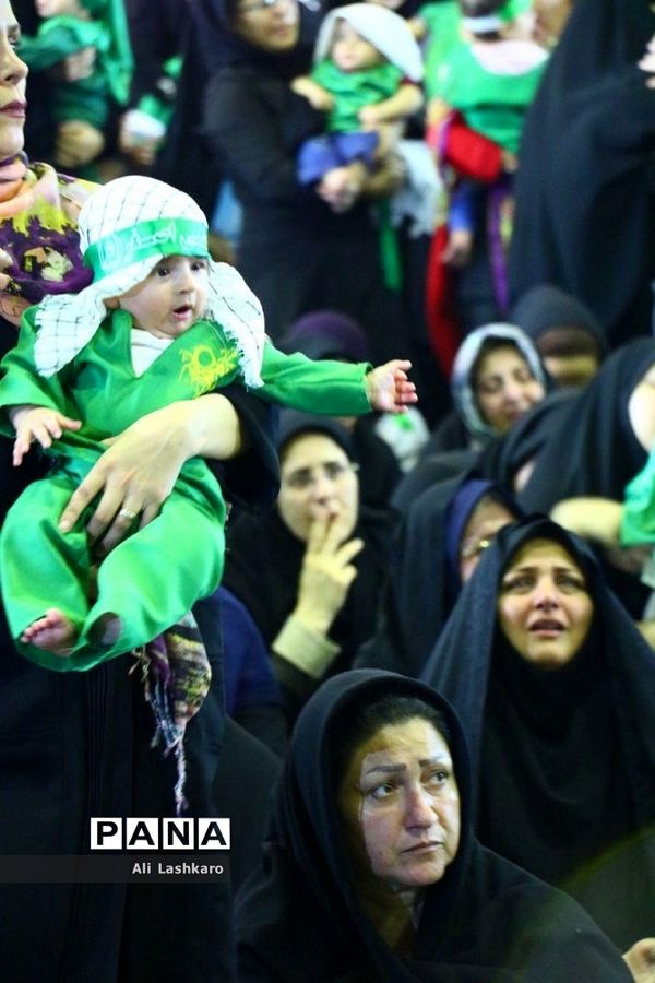 همایش شیرخوارگان حسینی در حسینیه ثارالله قائم شهر