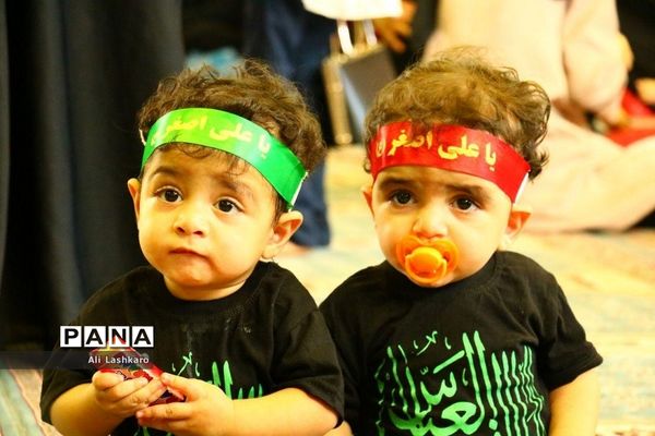 همایش شیرخوارگان حسینی در حسینیه ثارالله قائم شهر