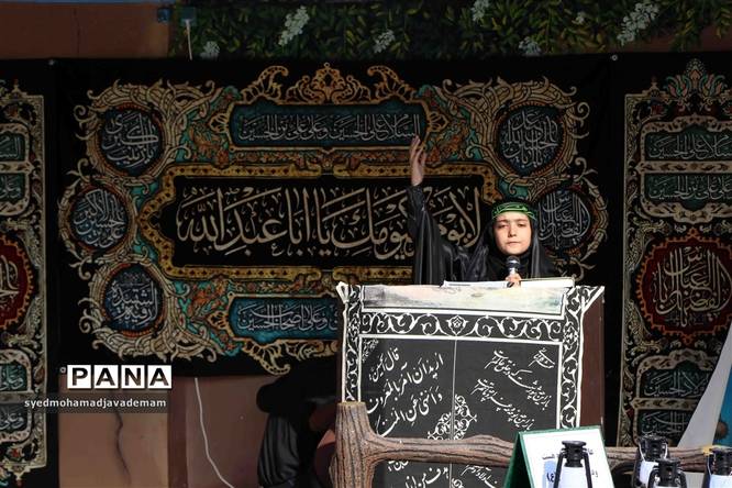 این بار دانش آموزان به استقبال محرم آمدند