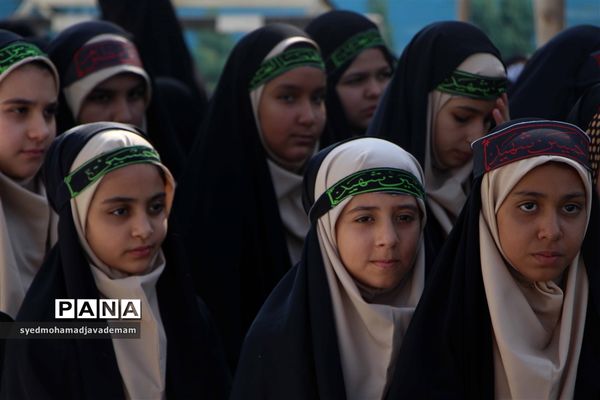 این بار دانش آموزان به استقبال محرم آمدند