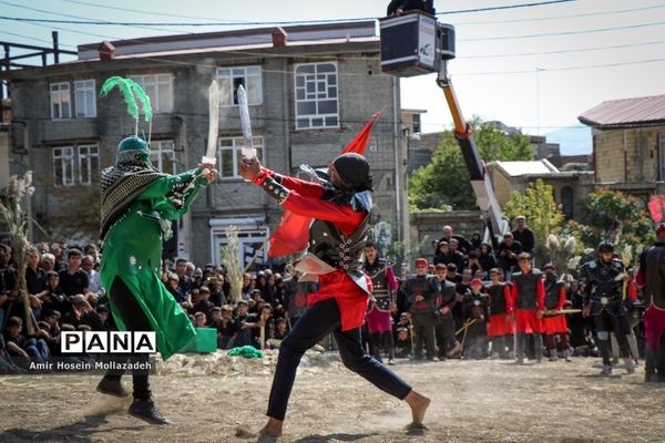 آیین « خیمه سوزان » عاشورای حسینی در ارومیه