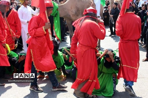 برگزار نمازظهرعاشورا و عزاداری در قتلگاه