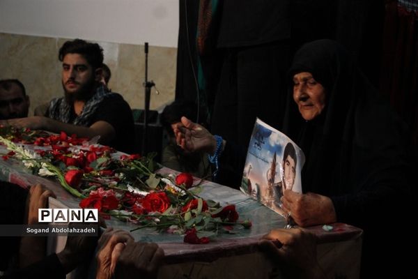 وداع با پیکر شهید گمنام و هشتمین یادواره شهدای کوی ۲۲ بهمن در ساری