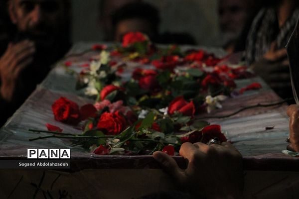وداع با پیکر شهید گمنام و هشتمین یادواره شهدای کوی ۲۲ بهمن در ساری