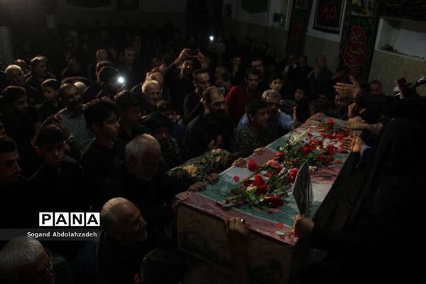 وداع با پیکر شهید گمنام و هشتمین یادواره شهدای کوی ۲۲ بهمن در ساری