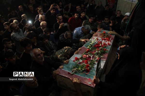 وداع با پیکر شهید گمنام و هشتمین یادواره شهدای کوی ۲۲ بهمن در ساری