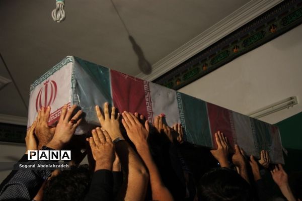 وداع با پیکر شهید گمنام و هشتمین یادواره شهدای کوی ۲۲ بهمن در ساری