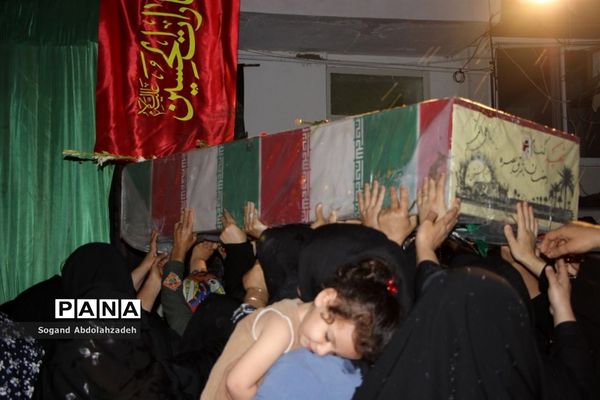 وداع با پیکر شهید گمنام و هشتمین یادواره شهدای کوی ۲۲ بهمن در ساری
