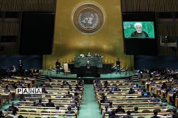 سخنرانی رئیس جمهور در هفتاد و سومین نشست مجمع عمومی سازمان ملل