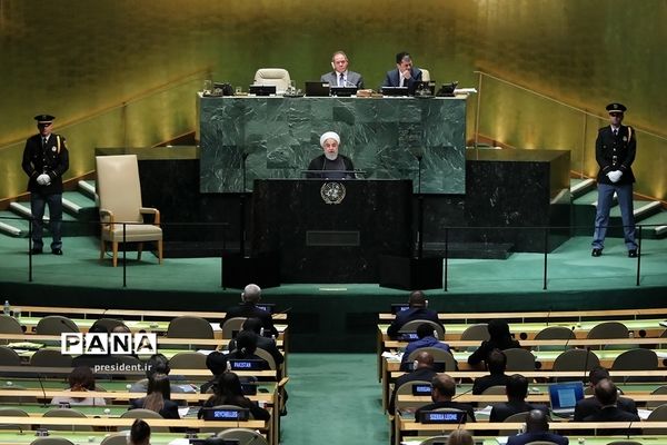 سخنرانی رئیس جمهور در هفتاد و سومین نشست مجمع عمومی سازمان ملل