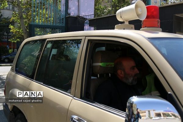 تجمع عاشورایی فرهنگیان تهران درتشییع پیکرپاک و مطهر شهید گمنام