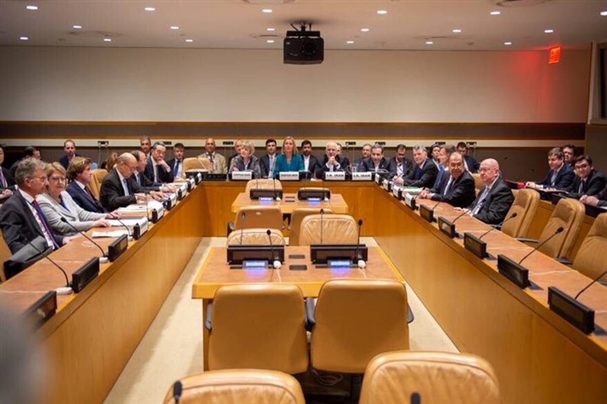 نشست وزیران امور خارجه ایران و ۴+۱ در نیویورک برگزار شد