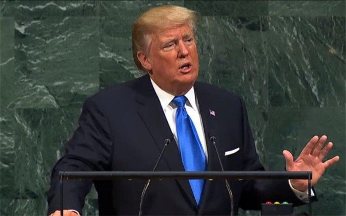 درخواست ترامپ در سازمان ملل متحد از کشورها: علیه ایران متحد شوید