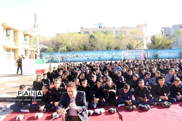 مراسم زیارت عاشورا مدرسه آیت الله سعیدی ناحیه 2 کرمان