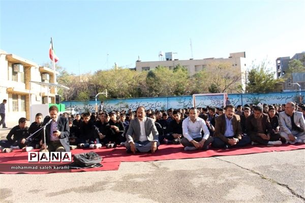مراسم زیارت عاشورا مدرسه آیت الله سعیدی ناحیه 2 کرمان