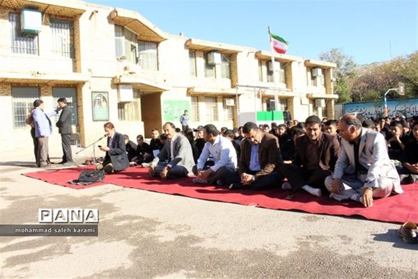 مراسم زیارت عاشورا مدرسه آیت الله سعیدی ناحیه 2 کرمان