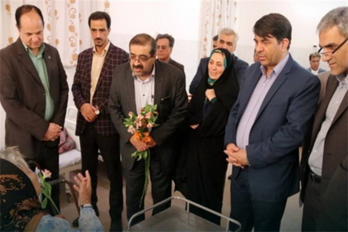 بازدید معاون سیاسی، امنیتی و اجتماعی استاندار از خانه سالمندان بهار استان یزد