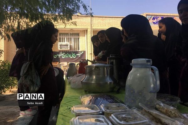 بازارچه خیریه دبیرستان الزهرا گله دار