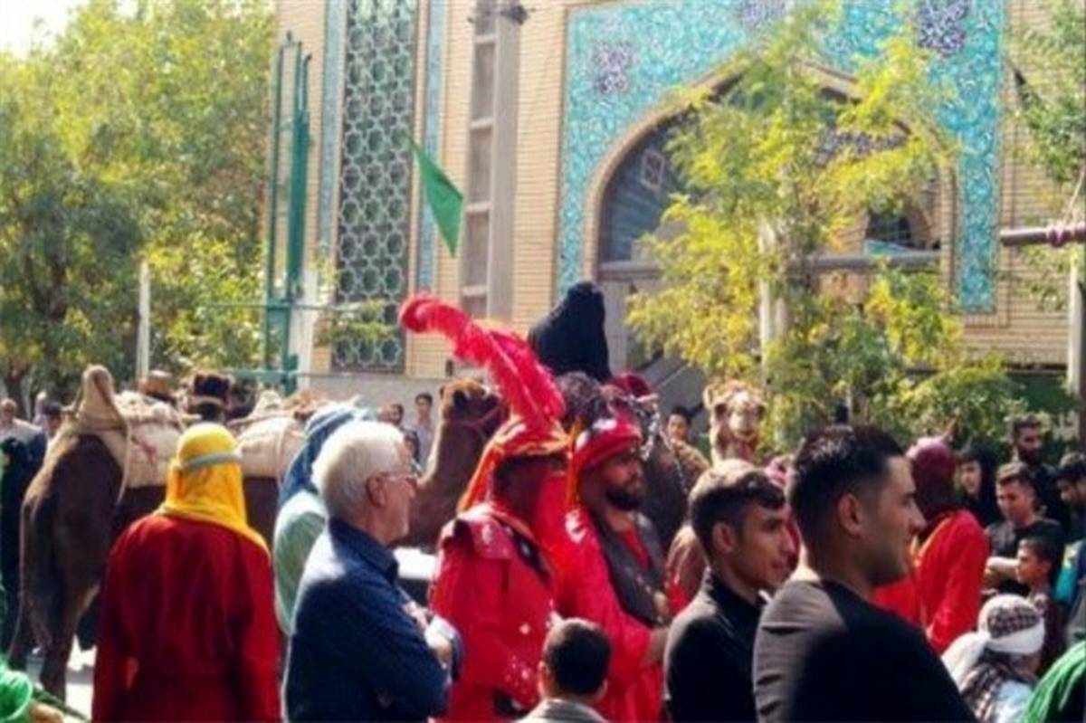 حرکت  نمادین کاروان اسرای کربلا در اسلامشهر