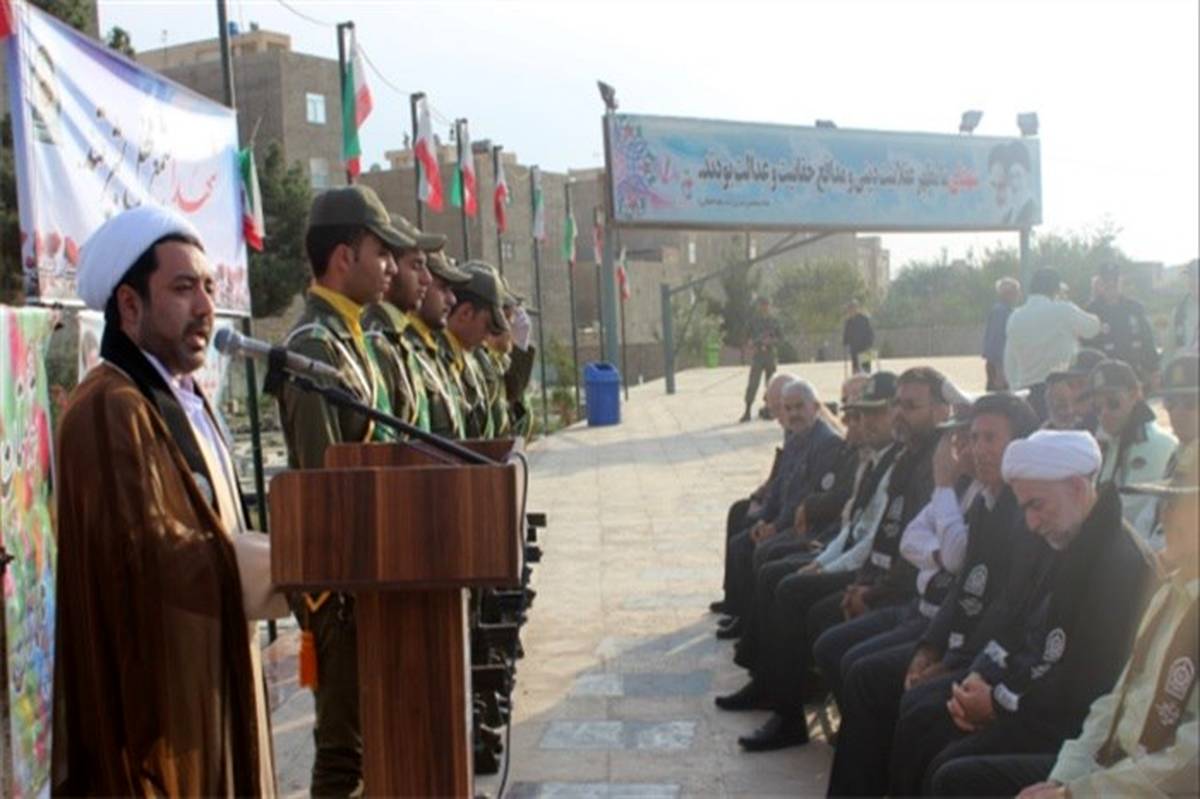 مراسم عطر افشانی گلزار شهدا،گرامیداشت هفته نیروی انتظامی در اسلامشهر