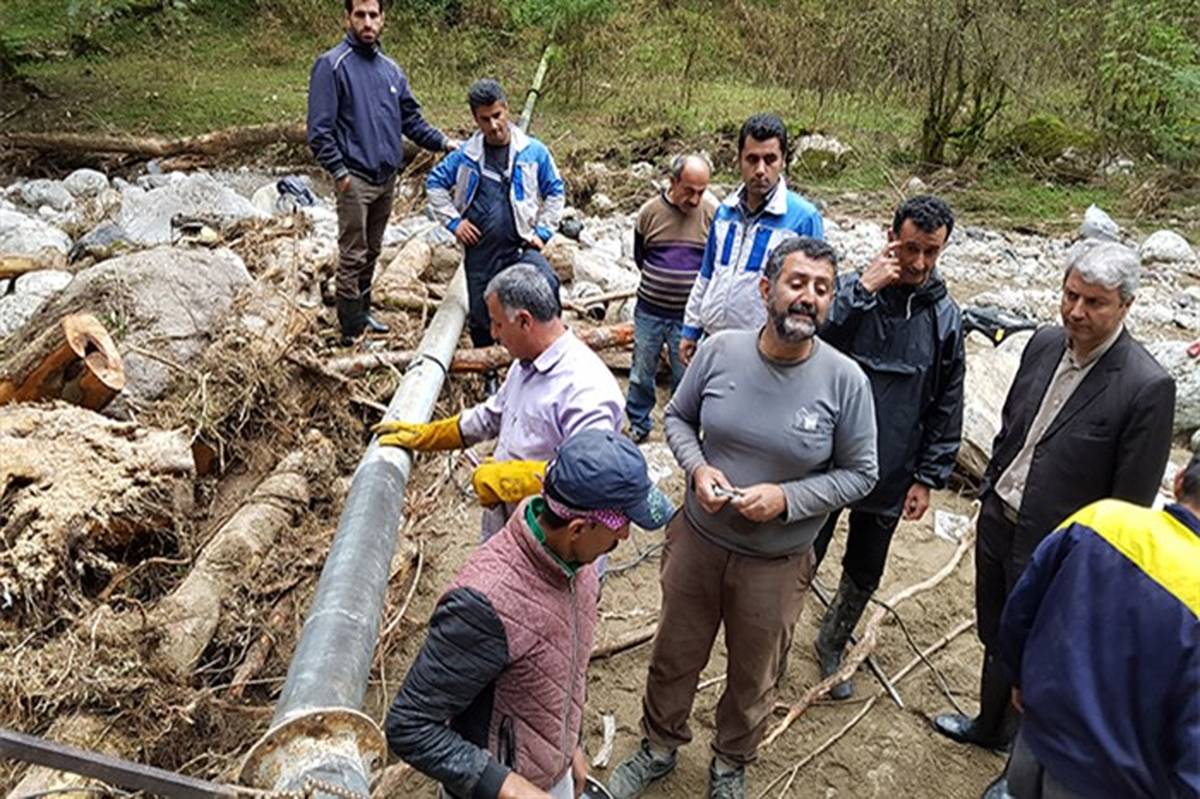 آب آشامیدنی تمامی روستاهای سیل‌زده مازندارن وصل شد