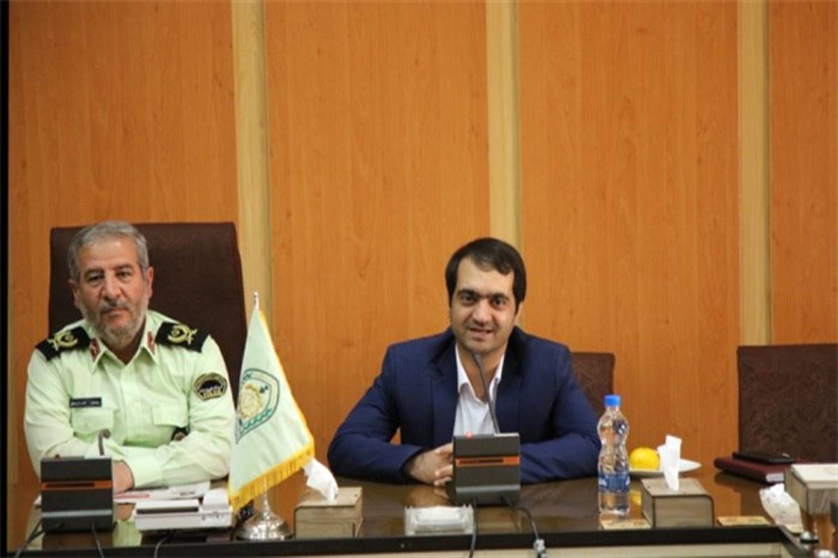 دیدار رئیس سازمان دانش آموزی استان با فرمانده نیروی انتظامی همدان