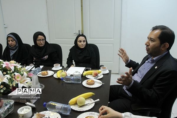 حضور شهاب الدین صابونچی، رئیس سازمان جوانان هلال احمر در خبرگزاری پانا