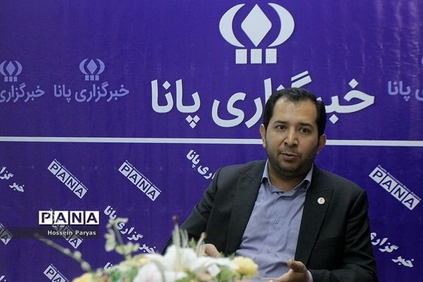 حضور شهاب الدین صابونچی، رئیس سازمان جوانان هلال احمر در خبرگزاری پانا