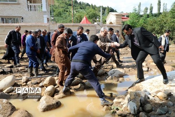 بازدید معاون رئیس جمهور از پل کمربندی نوشهر