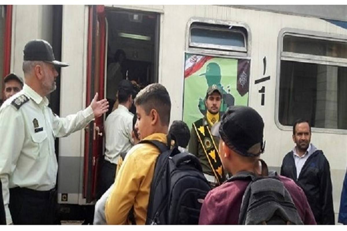 حرکت قطار نظم ودوستی  دانش آموزی درآذربایجان شرقی