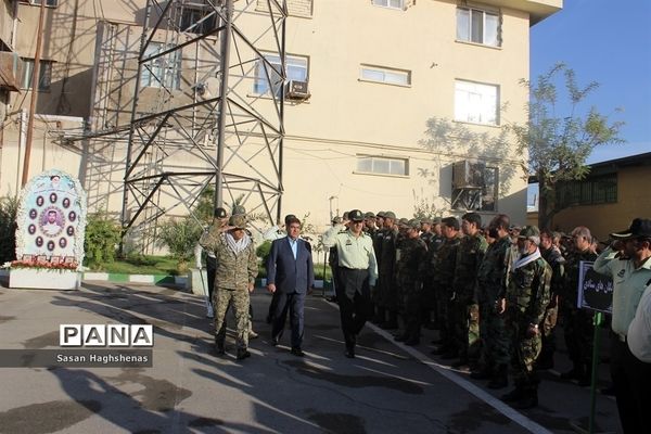 صبحگاه مشترک فرماندهی نیروی انتظامی اسلامشهر