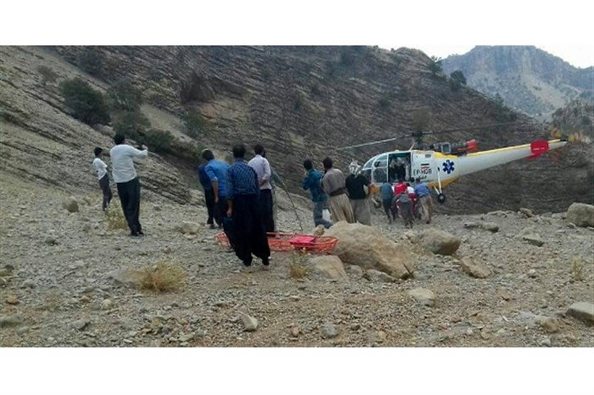 سقوط محیط‌بان آبدانانی از ارتفاعات کبیرکوه + تصاویر
